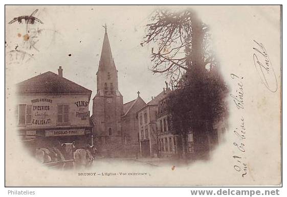 BRUNOY  1902  L EGLISE - Brunoy