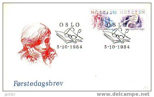 FDC Des Timbres "Norsk Ukepresse" Du 5/10/1984 - Autres & Non Classés