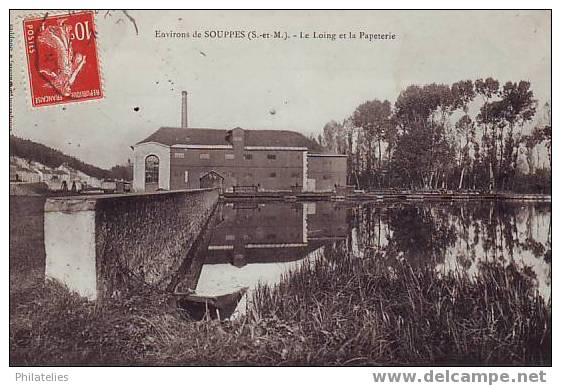 Souppes   La Papeterie  1910 - Souppes Sur Loing