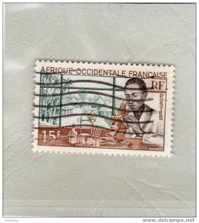 Francia Colonie - A.O.F. -  N. 48  Used  (Yvert)  1953 - Other & Unclassified