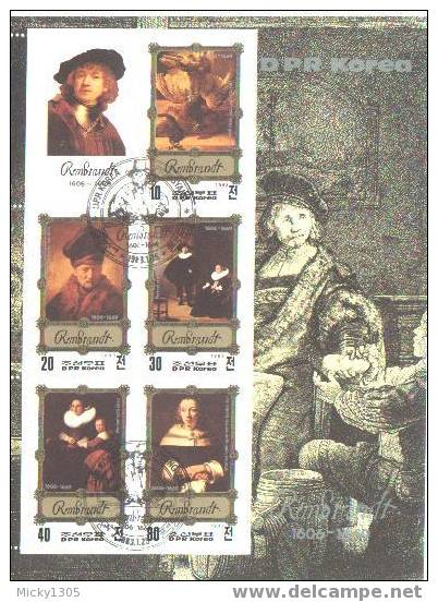 Kleinbogen Gestempelt / Souvenir Sheet Used (B545) ## - Rembrandt