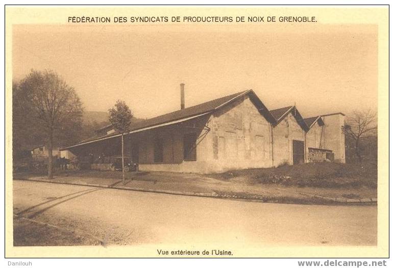 38 // ISERE / Syndicat Des Producteurs De Noix De Grenoble / COGNIN VINAY / Vue Extérieure De L'usine - Vinay