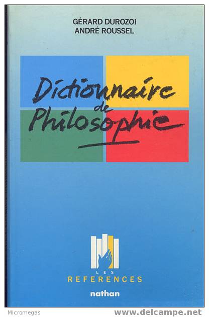 Gérard Durozoi, André Roussel : Dictionnaire De Philosophie - Dizionari