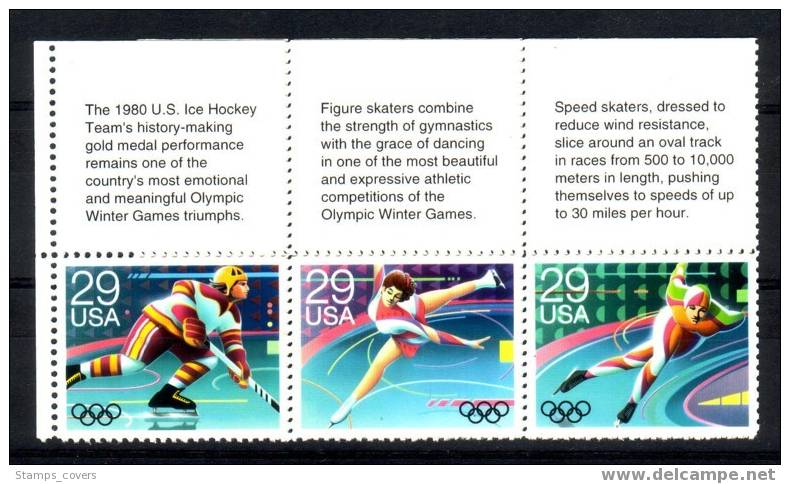 USA MNH** MICHEL 2202/06 OLYMPIC GAMES 1980 - Ungebraucht