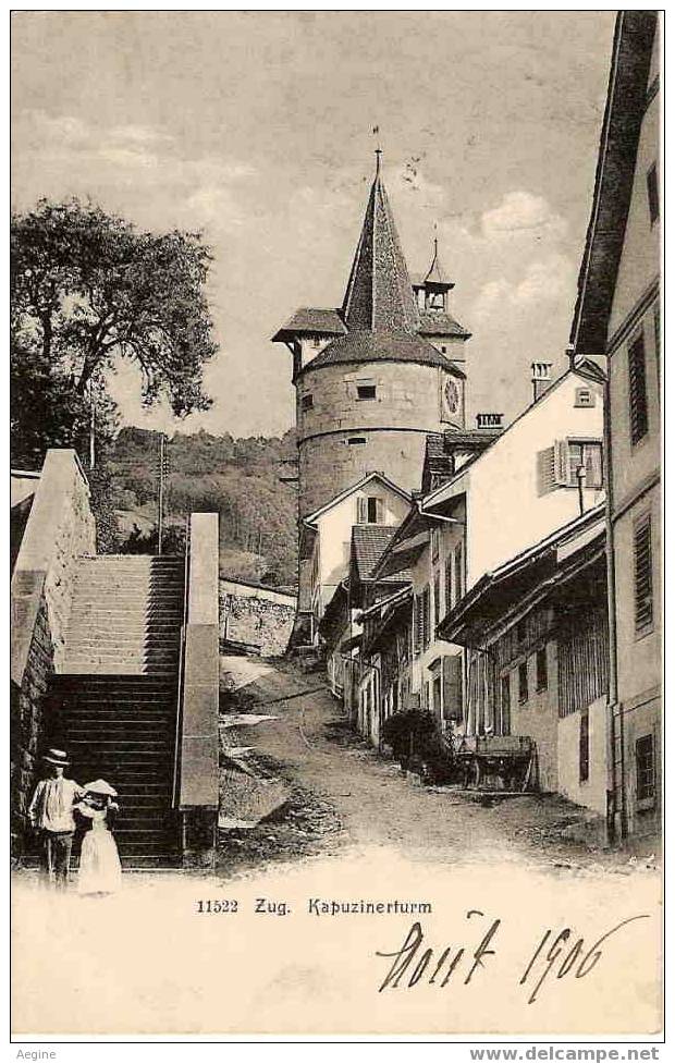 SUISSE - Ref No 51- Zug - Kapuzinerturm- Bon Etat - - Zugo