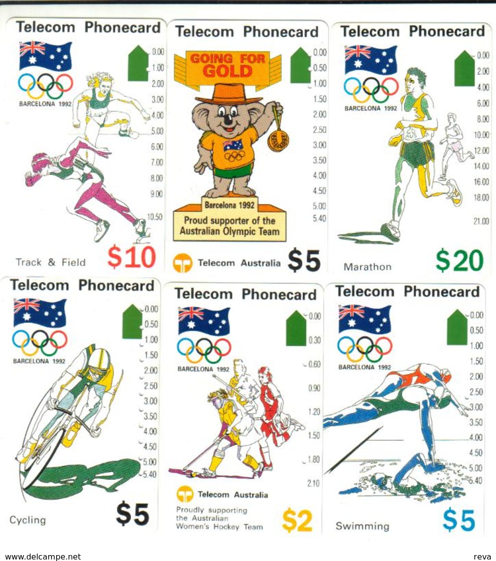 AUSTRALIA  $10 BARCELONA SPAIN OLYMPIC SPORT RUNNER TAMURA  USED READ DESCRIPTION !! - Australien