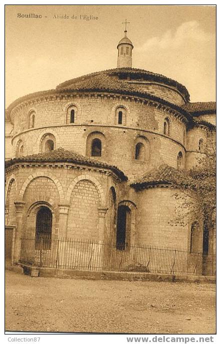 46 - LOT - SOUILLAC - ABSIDE De L´EGLISE - Edit. Lacoste-Brugier - - Souillac