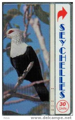 SEYCHELLES 30 U COMORO BLUE PIGEON BIRD BIRDS 1993 SMALL TEXT ON BACK L & G  CODE 903B SEY-22b  READ DESCRIPTION !! - Seychellen