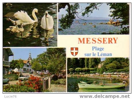 MESSERY - 4 Vues -  N° VC 35  -  Plage Sur Les Bords Du LEMAN - Messery