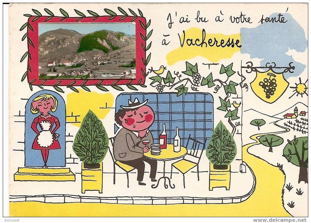 VACHERESSE...J'AI BU A VOTRE SANTE A VACHERESSE - Vacheresse