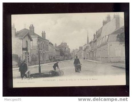 011194 Pithiviers Entrée De Ville Par Le Faubourg De Beauce édit.joly , Animée Belle Carte - Pithiviers