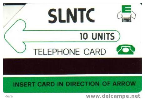 SIERRA  LEONE  10  U  BLACK  LOGO  3RD ISSUE SRL-05 - Sierra Leone