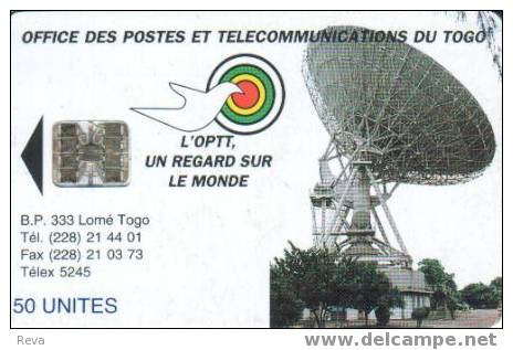 TOGO 50 U  EARTH STATION  SATELLITE DISH CHIP 7 TOG-06a? NOT LISTED REV.B WITH SN READ DESCRIPTION !! - Togo