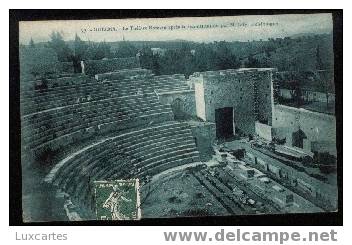 GUELMA.LE THEATRE ROMAIN APRES LA RECONSTITUTION PAR M JOLY,ARCHEOLOGUE. - Guelma