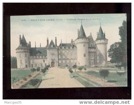 011261 Sully Sur Loire Château Féodal Façade Nord Est édit.marchand N°1031 Couleur Belle Carte - Sully Sur Loire