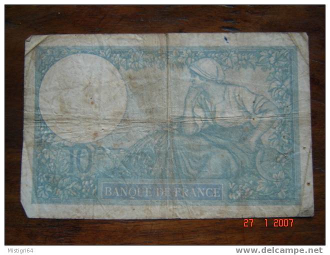 10 FRANCS 1939 - 10 F 1916-1942 ''Minerve''