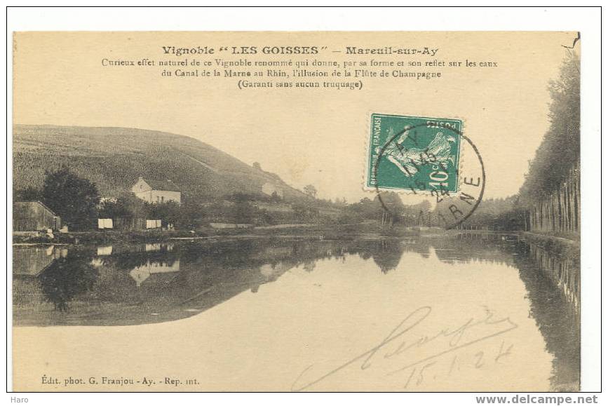 MAREUIL - Sur - AY - Vignoble " Les Goisses" (468) - Mareuil-sur-Ay