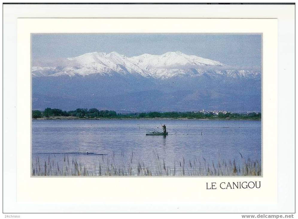 Le Canigou, L´ Etang De Canet - Saint Cyprien, Photo Gazuit (07-356) - Canet En Roussillon