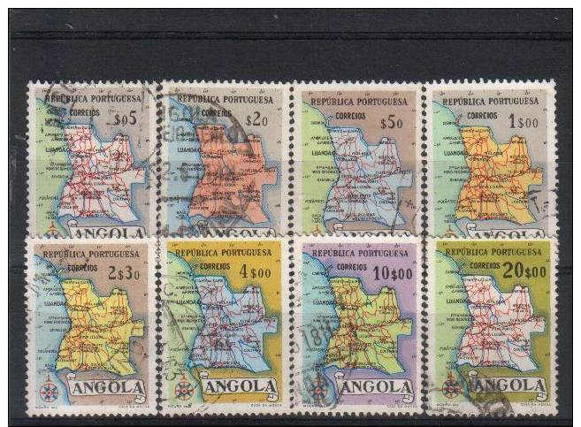 MOZAMBIQUE SET MAP  (1954) - Mozambique