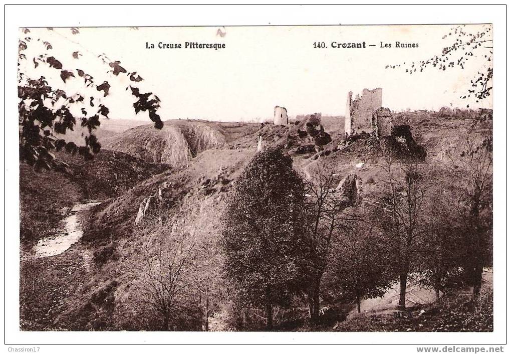 23 - CROZANT - Les Ruines - Crozant