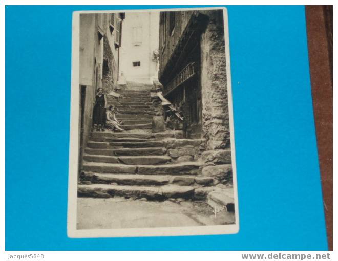 09) Ax-les-thermes - Rue Des Escaliers  N° 654  Année  EDIT Yvon . - Ax Les Thermes