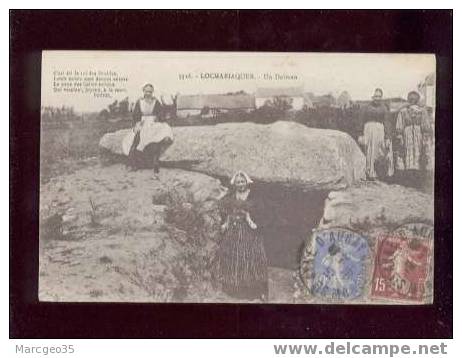 011314 Locmariaquer Un Dolmen édit.laurent Nel N°3526 Animée Texte De Botrel - Locmariaquer