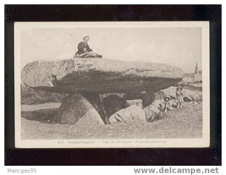 011315 Locmariaquer Table Des Marchands Dol-ar-march'adourien édit.laurent Nel N°3818 Animée Dolmen - Locmariaquer