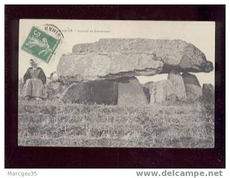 011317 Locmariaquer Dolmen De Kerveresse édit.le Rouzic Animée Belle Carte - Locmariaquer