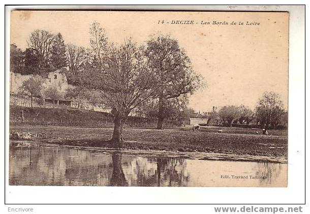 Cpa Decize - Les Bords De La Loire Ed Travard Taminau 14 - Decize