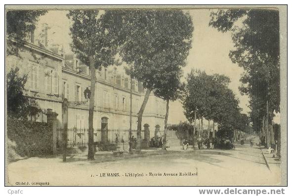 LE MANS : L'Hopital,Entrée Avenue Rubillard - Le Mans