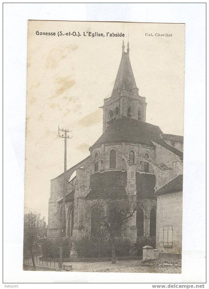 GONESSE - L'Eglise, L'abside - Gonesse