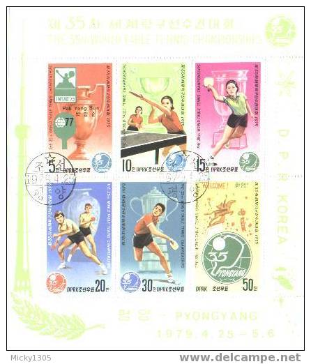 Kleinbogen Gestempelt / Souvenir Sheet Used (B556) ## - Tennis De Table