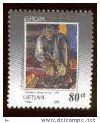 Lithuania 1993. Europa CEPT, Paintings - 1993