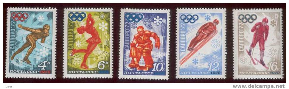 USSR (Russia) 1972. Olympic Winter Games, Sapporo - Inverno1972: Sapporo