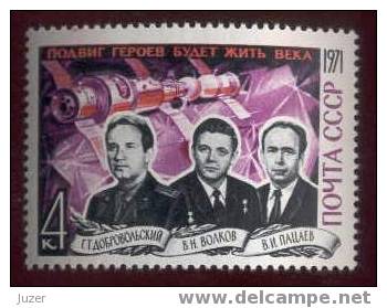 USSR (Russia) 1971. Cosmonauts - Russia & URSS