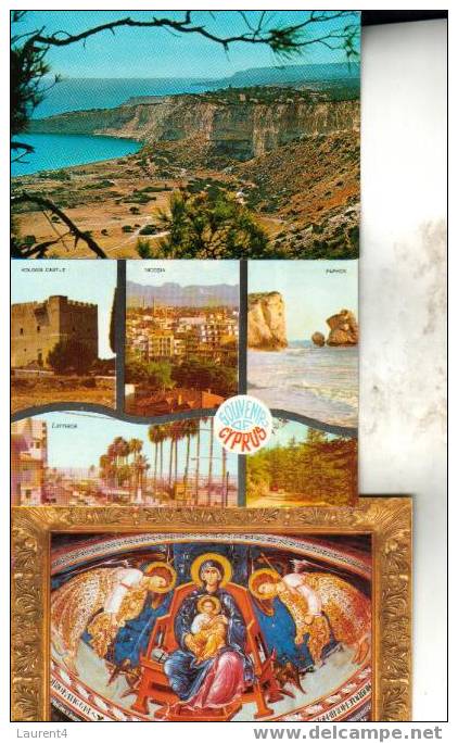3 Cyprus Postcards - 3 Carte De Chypre - Chypre