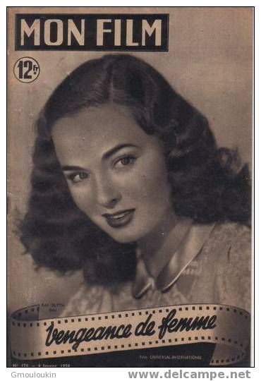 Mon Film - Ann Blyth - Frank Villard - Cinéma