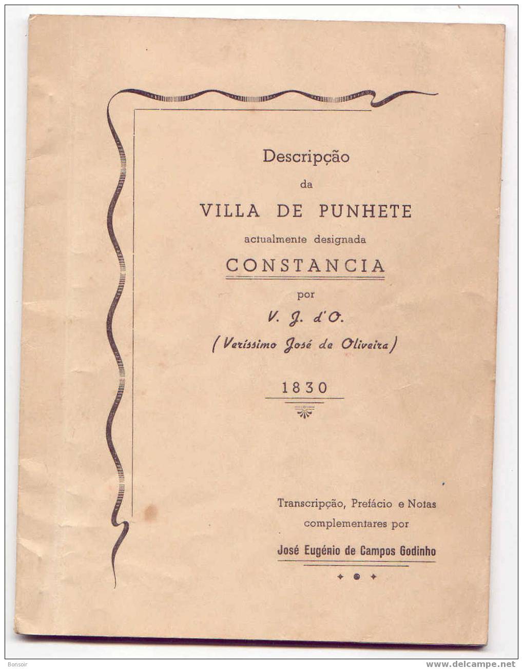 Portugal Livre Constância Constancia Punhete 52 Pages Voir La Description Et 2 Images - Livres Anciens
