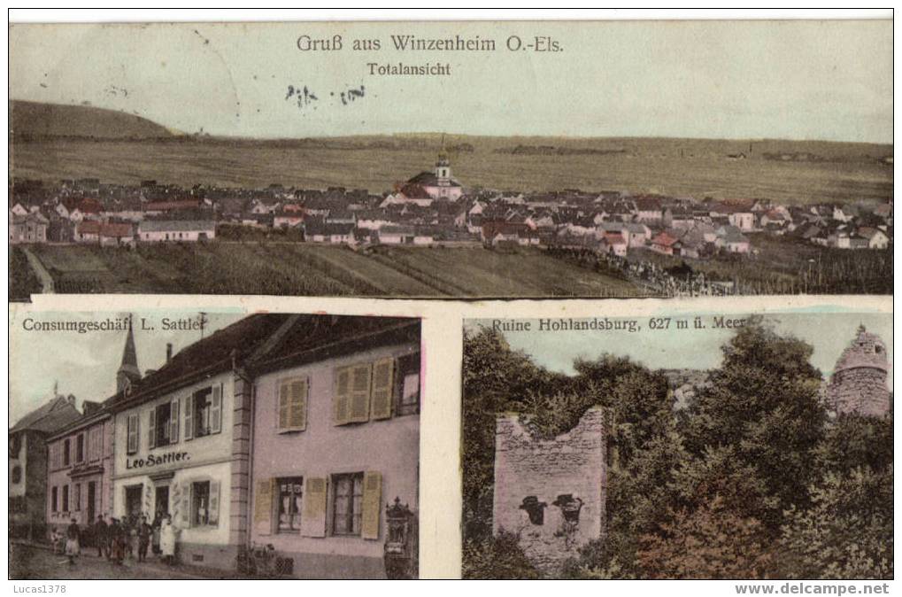 68 / GRUB AUS WINZENHEIM / TOTALANSICHT / 1911 / RARE +++++++ / EDIT LEON SATTLER - Wintzenheim