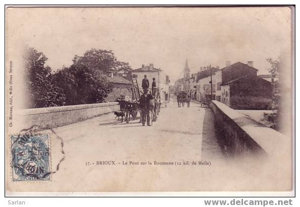 79 , BRIOUX , Le Pont Sur La Boutonne - Brioux Sur Boutonne