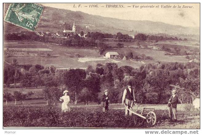 THORENS Vue Générale Et Vallée De La Barne - Thorens-Glières