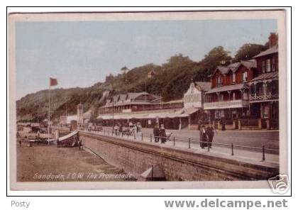 CPA - SANDOWN - I.W - The Promenade - Coul - Ann 1920s - - Sandown