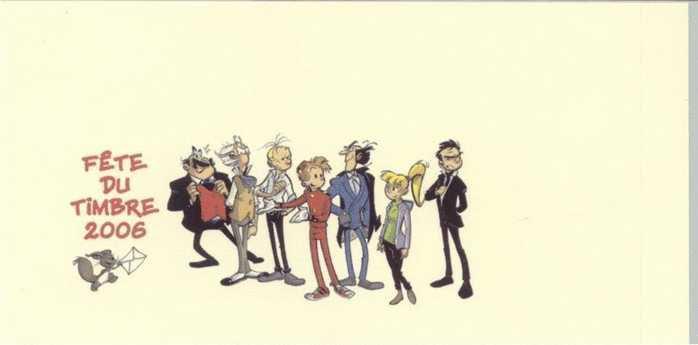 FRANCE 3877 FDC Enveloppe Luxe Premier Jour 2006 Fête Du Timbre SPIROU à MULHOUSE + 30 Ans CPI (1) - Cómics