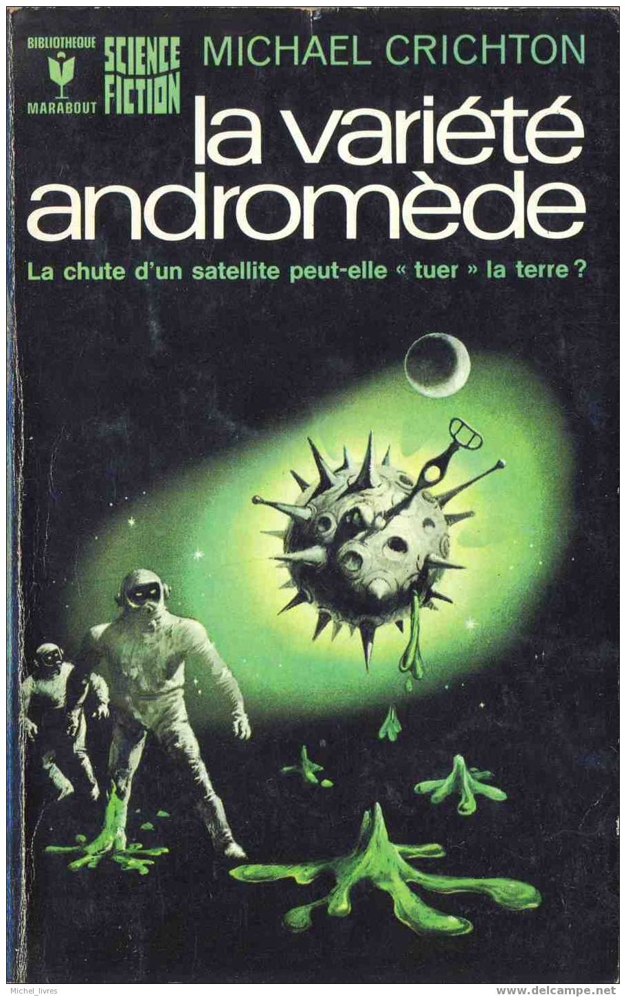 Marabout Science-fiction 417 - Michael Crichton - La Variété Andromède - 1972 - BE - Marabout SF