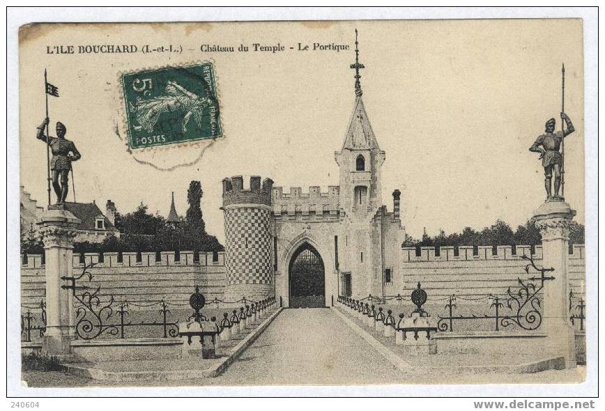 L'ILE BOUCHARD  -- Château Du Temple  -  Le Portique - L'Île-Bouchard