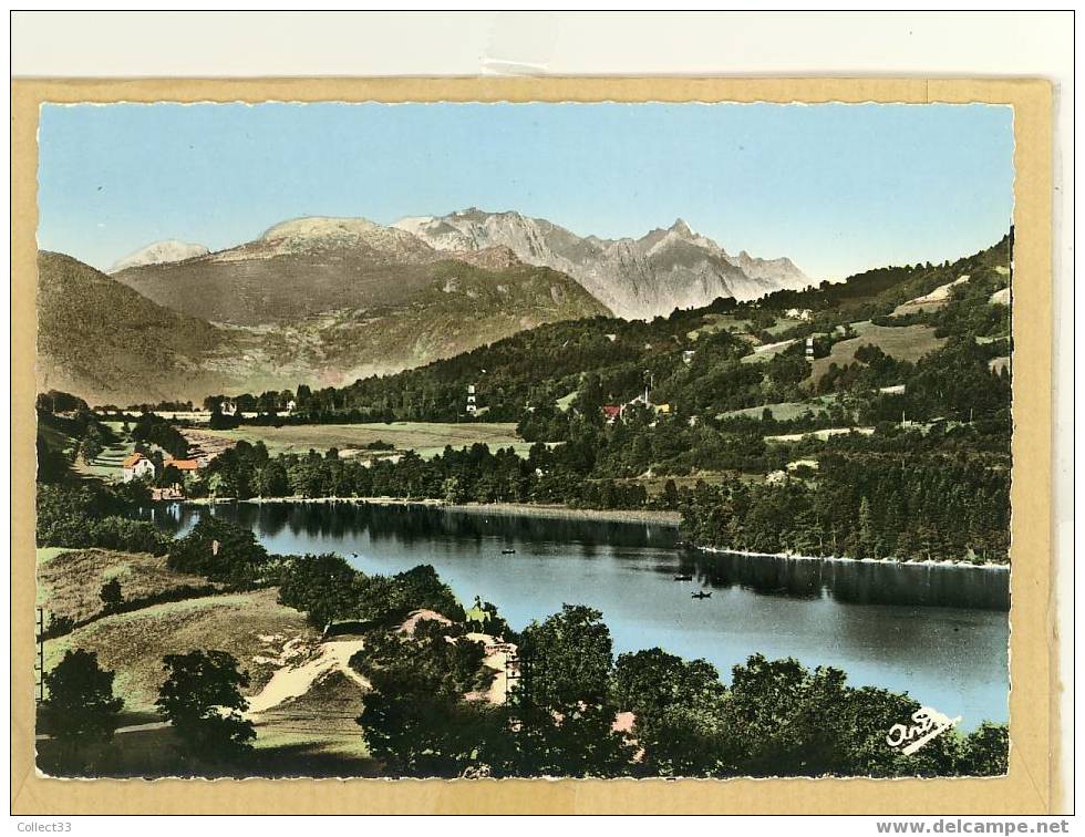 38 - Laffrey - Le Lac Et La Chaine De Belledonne - CPSM Colorisée Non Voyagé - Ed André N° 2025 - Laffrey