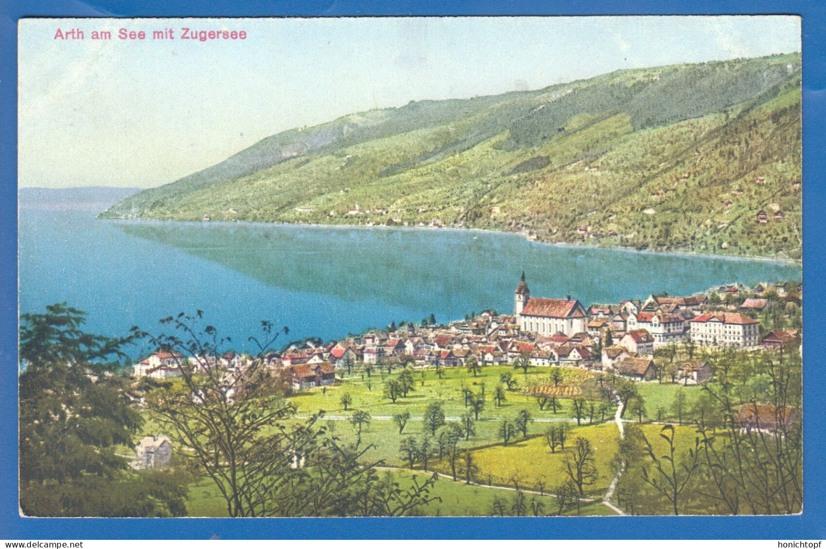 Schweiz; Arth Am See Mit Zugersee - Zugo
