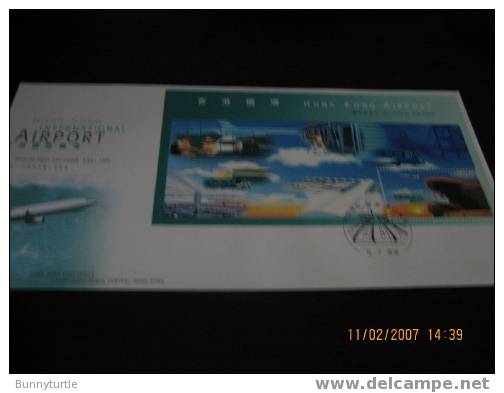 Hong Kong 1998 New Hong Kong Airport SS FDC - FDC