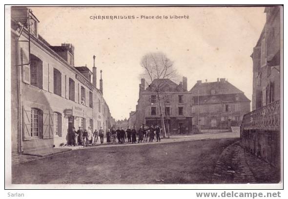 23 , CHENERAILLES , Place De La Liberté - Chenerailles