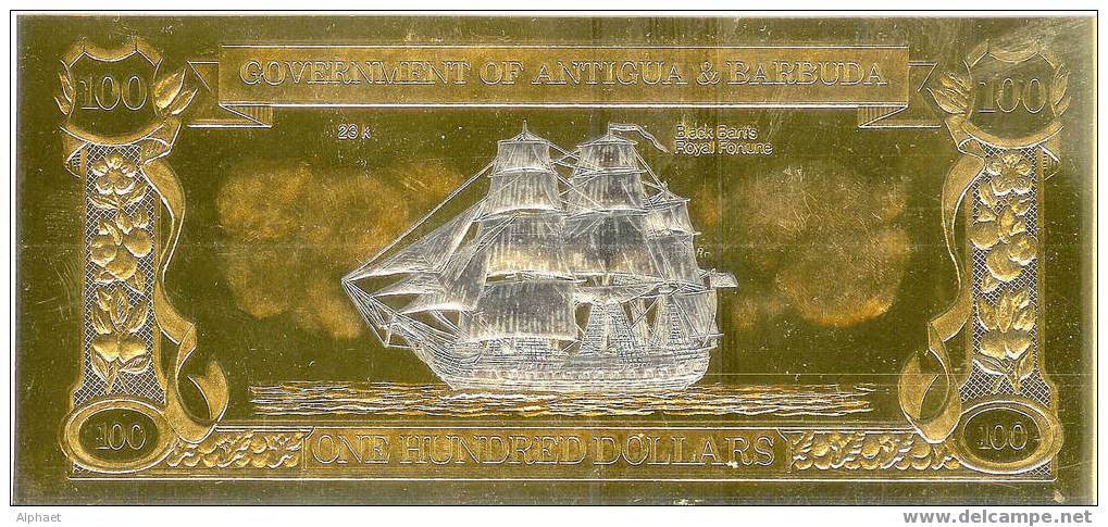 The World´s First Gold & Silver Banknotes - BLACK BART´S ROYAL FORTUNE - Other & Unclassified